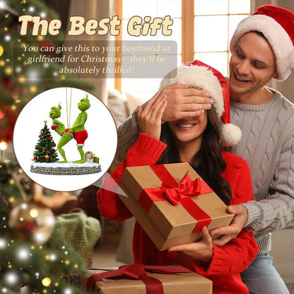 🔥$9.99 On Sale Today Only🎁Grinch Couple Christmas Ornament Set