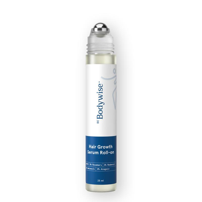Be Bodywise Advanced Hair Growth Roll-On Serum | 3% Rosemary | 2% Aminexil | 3% Redensy l 2% Anagain | Precision Scalp Applicator | Paraben & Sulphate Free | Non oily and mess free