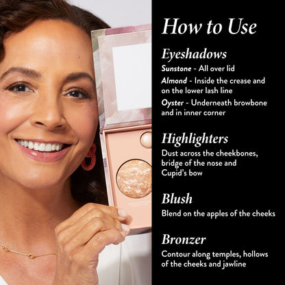 The Baked Starter Kit (3PC)-Tuscan Dreams includes Baked Multicolor Eyeshadow Palette