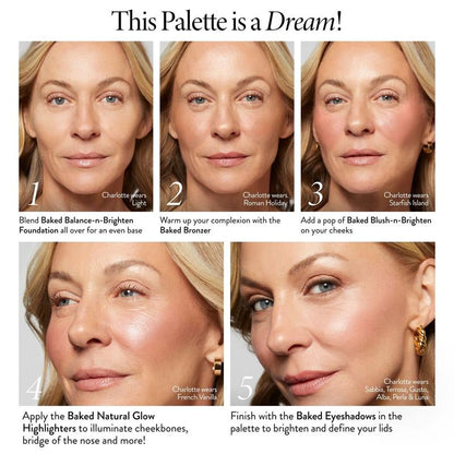 ✈️ Buy 2 Get Free Shipping 💄Baked Starter Kit - Tuscan Dreams includes Baked Multicolor Eyeshadow Palette